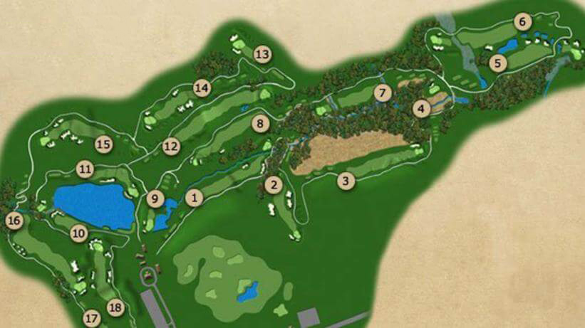 18-Hole Golf Course by Harradine Golf