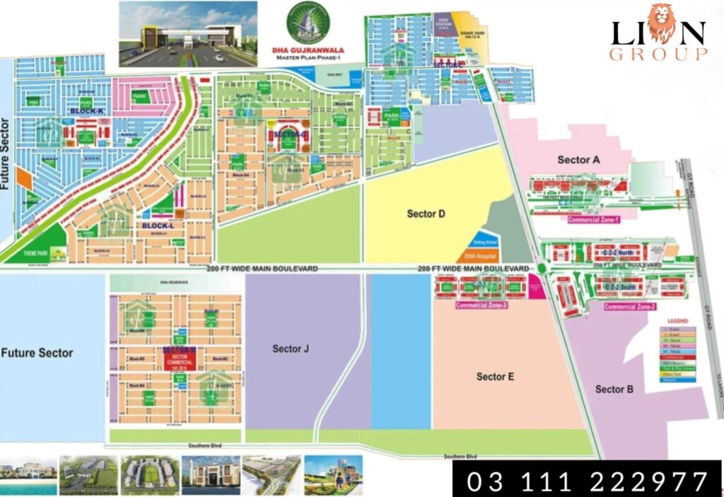 DHA Gujranwala Master Plan